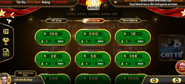 Catte Tại HitClub Đẳng Cấp Bài Tây Sáu Lá Đỉnh Cao 2026