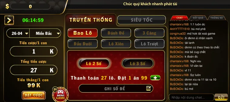 Chinh Phục Lô Đề 1 Ăn 99 Tại HitClub Và Nhận Thưởng Khủng Mỗi Ngày Ngay