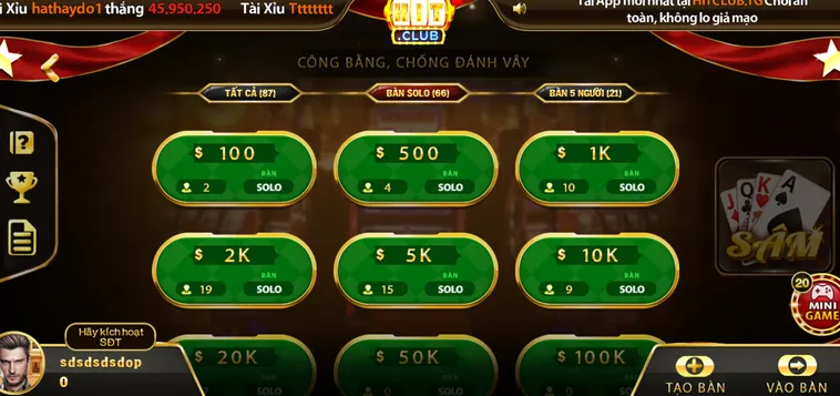 Sâm Lốc Tại HitClub Đỉnh Cao Trí Tuệ Thắng Lớn Với Tỷ Lệ Ăn Cực Cao