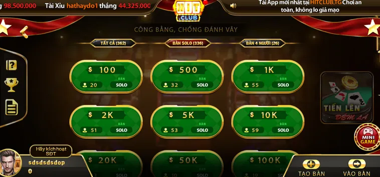 Chơi Tiến Lên Đếm Lá Tại HitClub Nhận Thưởng Cực Khủng Làm Giàu Nhanh Chóng