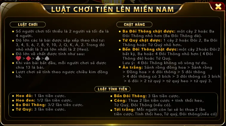 Chinh Phục Tiến Lên Miền Nam Tại HitClub Đẳng Cấp Thắng Lớn Mỗi Ngày